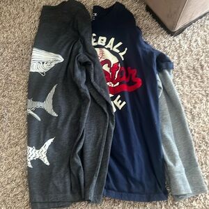 2 boy long sleeve shirts